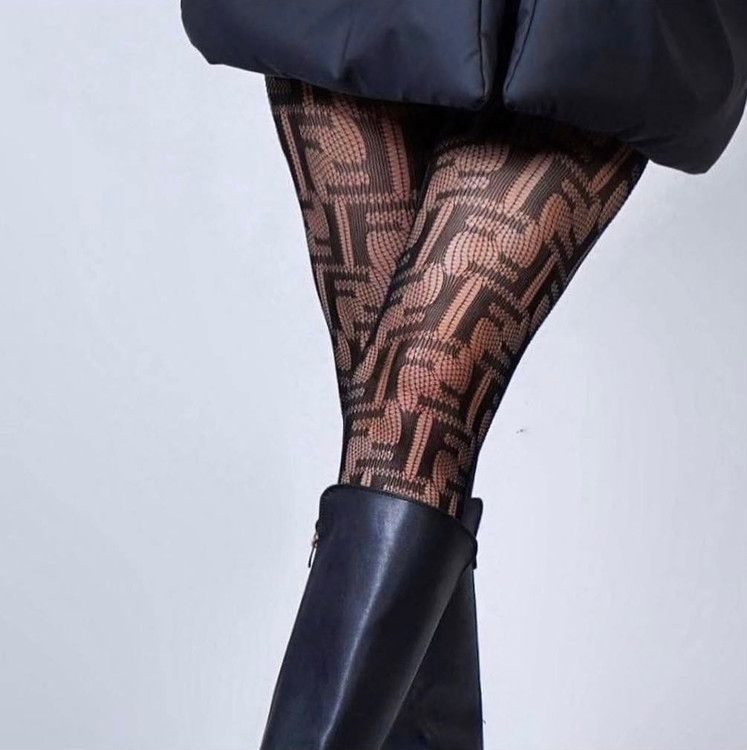 جوراب شلواری فندی زنانه پاییزه