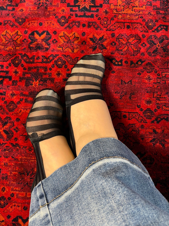 جوراب کالجی راه راه مردانه و زنانه طرح کلاسیک نخ پنبه